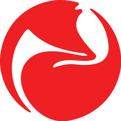 Fox simple icon. Vector ICON all icon Viktor