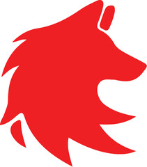 Fox simple icon. Vector ICON all icon Viktor