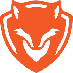 Fox simple icon. Vector ICON all icon Viktor
