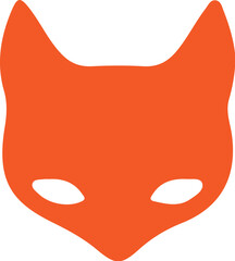 Fox simple icon. Vector ICON all icon Viktor	
