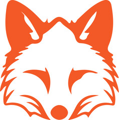 Fox simple icon. Vector ICON all icon Viktor	
