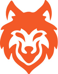 Fox simple icon. Vector ICON all icon Viktor	
