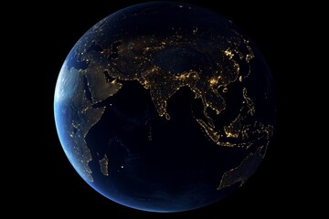 Earth at Night, City Lights