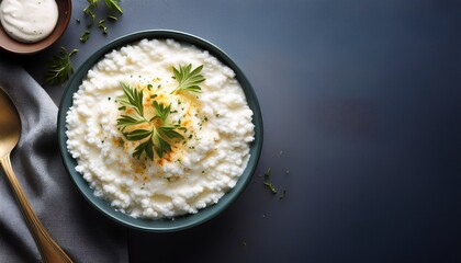 Traditional South Indian curd rice made with creamy yogurt and steamed rice. A comforting, cooling, and probiotic rich meal.