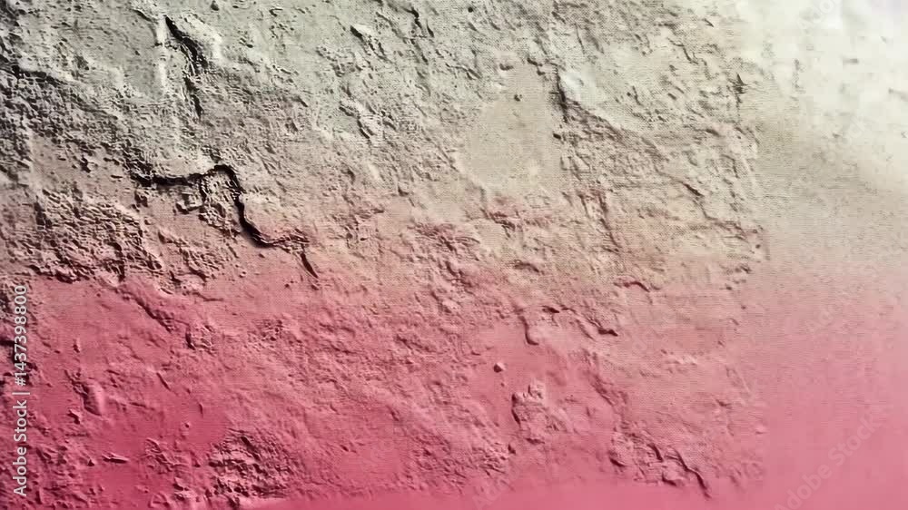 Aufkleber gradient transition on textured surface with earthy and pink tones capturing subtle color shifts