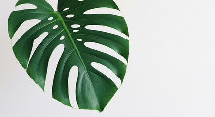 green leaves on a white background