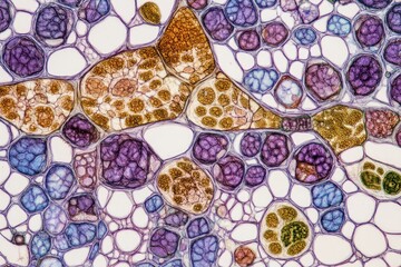 Microscopic Plant Tissue Sample