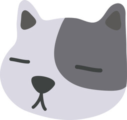 강아지얼굴_바둑이03 (일러스트)