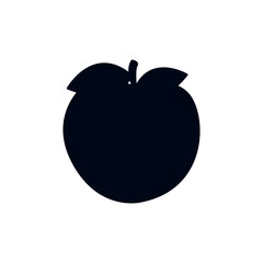 Peach fruit vector emoji illustration symbol sign icon