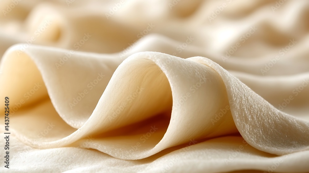 Poster abstract creamy background presenting a soft, undulating texture and smooth curves