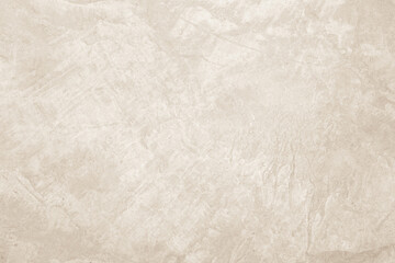 Colour old concrete wall texture background. Close up retro plain cream color cement wall background texture. Design paper vintage parchment element.