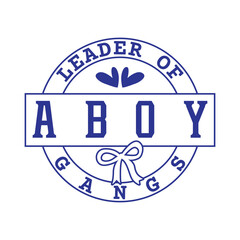Leader Of A Boy Gangs