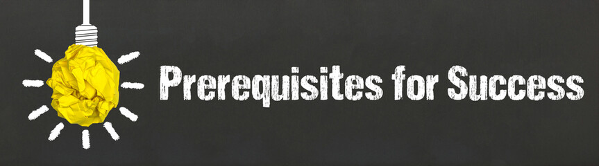 Prerequisites for Success	
