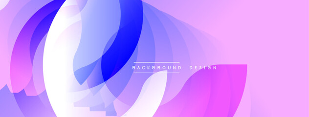Abstract fluid shapes, vibrant pinks, blues create dynamic background. Modern design, smooth gradients offer visual interest.