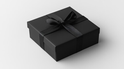 Elegant black gift box