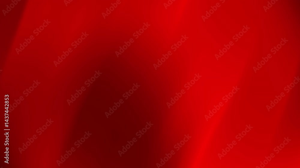 Wall mural abstract red wave background with smooth gradients, ideal for design and artistic projects