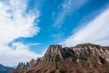 Autumn in the Taihang Mountains of China