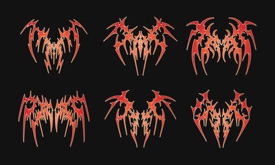 Y2K Tribal Tatto Futuristic Style