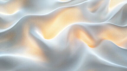 Obraz premium Abstract flowing fabric with soft light