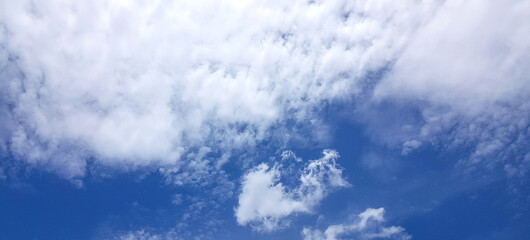 Blue sky and white clouds
