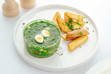 restaurant food on a white background. photos for the menu