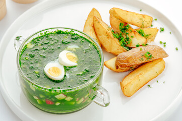 restaurant food on a white background. photos for the menu