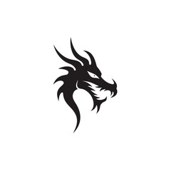 Dragon head silhouette