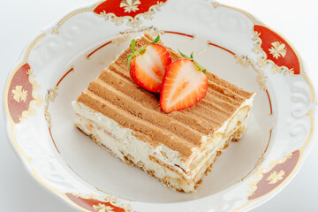 restaurant food on a white background. photos for the menu