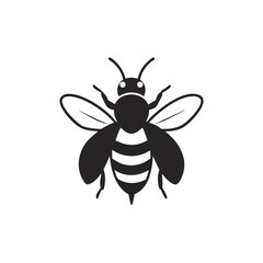 Simple bee illustration