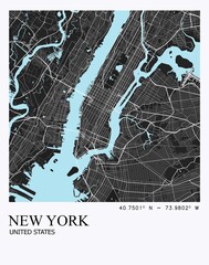 New York City Minimalist Map