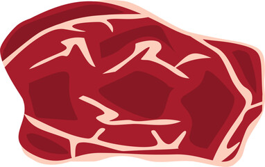 Raw meats. Qurban meat slice.