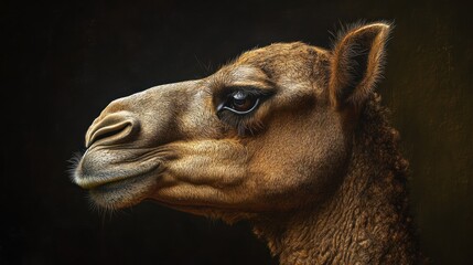 Obraz premium Close-up camel portrait