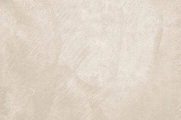 Colour old concrete wall texture background. Close up retro plain cream color cement wall background texture. Design paper vintage parchment element.