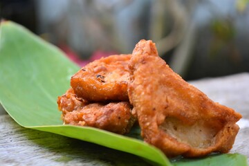 Delicious fried cake, Asian food