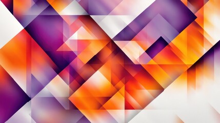 Abstract geometric design with overlapping shapes and vibrant colors