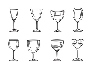 Party Glasses line art icon to elevate any party