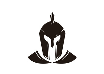 Spartan icon logo design inspiration vector template