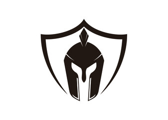 Spartan icon logo design inspiration vector template