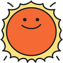귀여운 태양 햇님