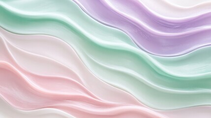 Obraz premium Abstract pastel-colored cosmetic textures