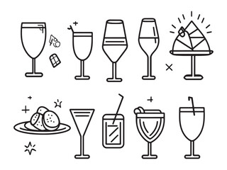 Party Plate line art icon perfect for events