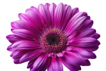Vibrant purple flower close-up