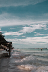 Paje beach in Zanzibar, beautiful tropical island