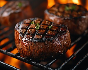 Grilled Steak BBQ Dinner
