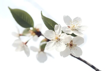 Obraz premium Spring Blossom with Blank Space for Isolated Seasonal Charm