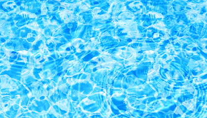 Obraz premium An abstract view of blue water with ripples and reflections creating patterns and textures