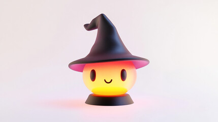 Cute 3D kawaii hat perched on a cute character