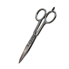 Obraz premium Sleek Stainless Steel Scissors for Precision Cutting