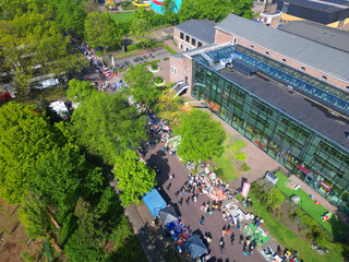 Goffert Park Transformed: A King's Day Spectacle.