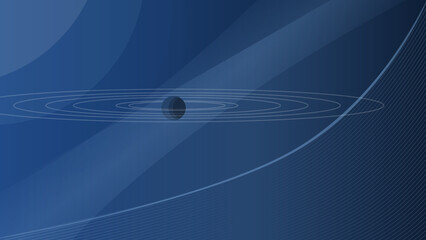 abstract blue background with globe